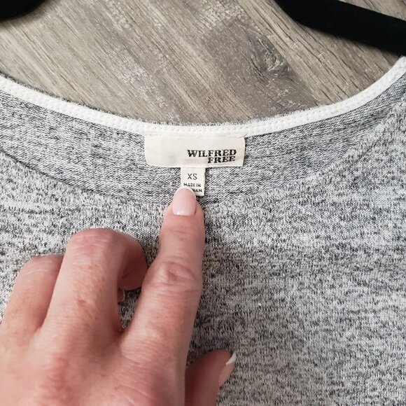 Wilfred Free * Aritzia Cober Dress * Grey Sz XS - Picture 5 of 8